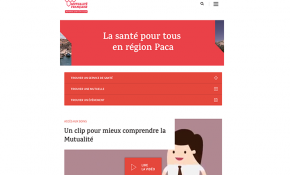 Le nouveau site Internet de la Mutualité Française Provence-Alpes-Côte d'Azur